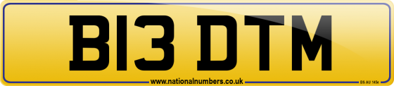 B13 DTM