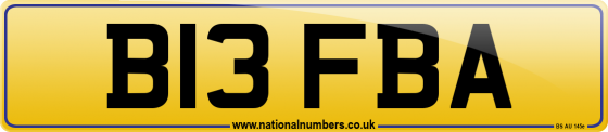 B13 FBA