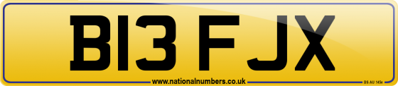 B13 FJX