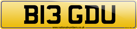 B13 GDU