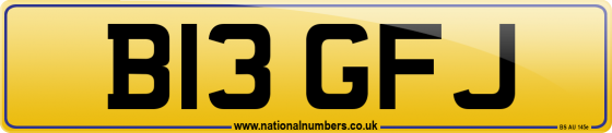 B13 GFJ