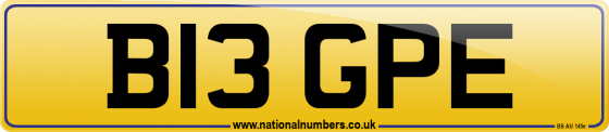 B13 GPE