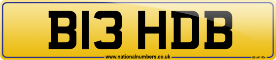 B13 HDB