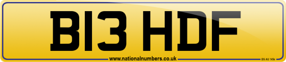 B13 HDF