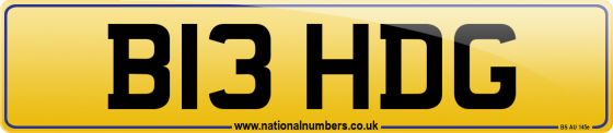 B13 HDG