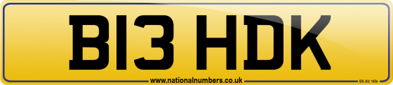 B13 HDK