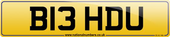 B13 HDU