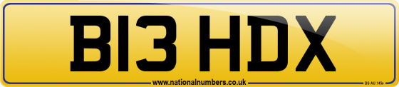 B13 HDX