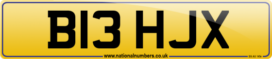 B13 HJX