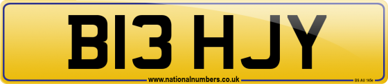 B13 HJY