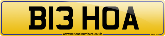 B13 HOA
