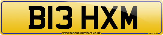 B13 HXM