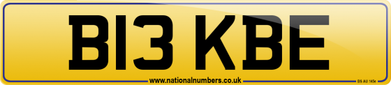 B13 KBE
