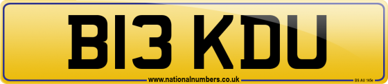 B13 KDU