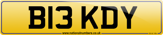 B13 KDY