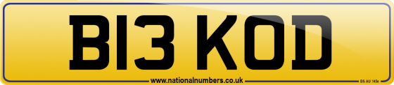 B13 KOD
