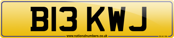 B13 KWJ