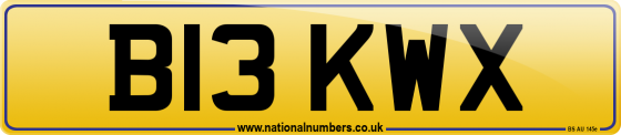 B13 KWX