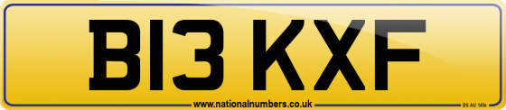 B13 KXF