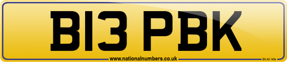 B13 PBK