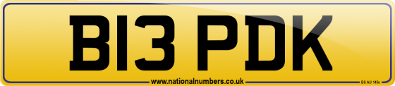 B13 PDK