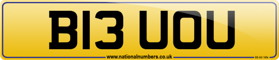 B13 UOU