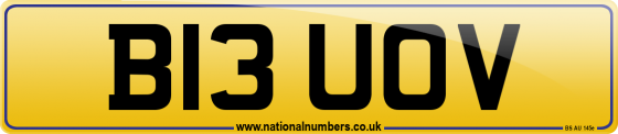 B13 UOV