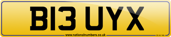 B13 UYX
