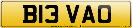 B13 VAO