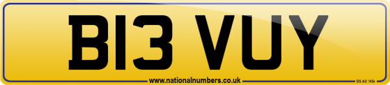 B13 VUY