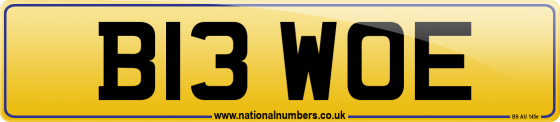 B13 WOE