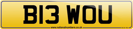 B13 WOU