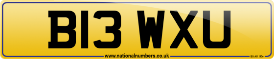 B13 WXU
