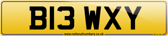 B13 WXY