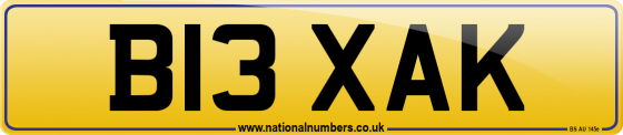 B13 XAK