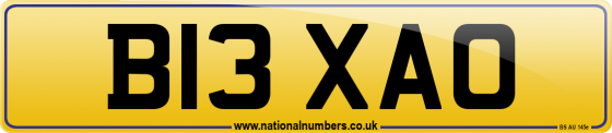 B13 XAO