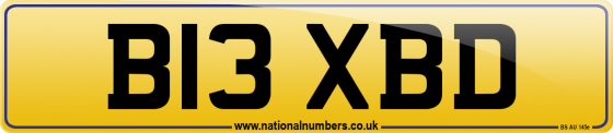 B13 XBD