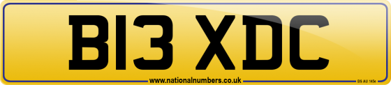B13 XDC