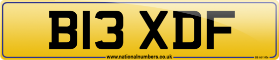 B13 XDF