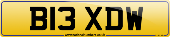 B13 XDW