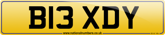 B13 XDY