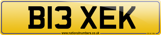 B13 XEK