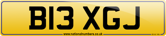 B13 XGJ