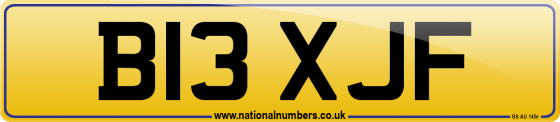 B13 XJF