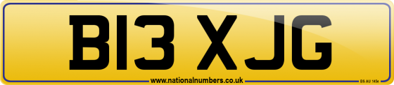 B13 XJG