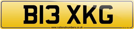 B13 XKG