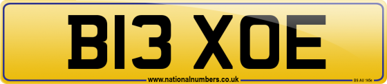 B13 XOE