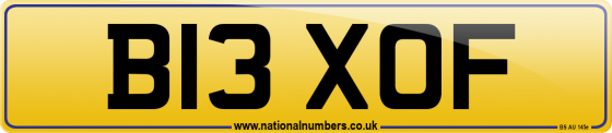 B13 XOF