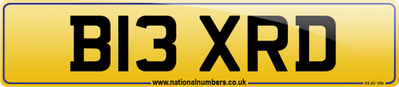 B13 XRD