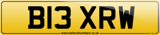B13 XRW